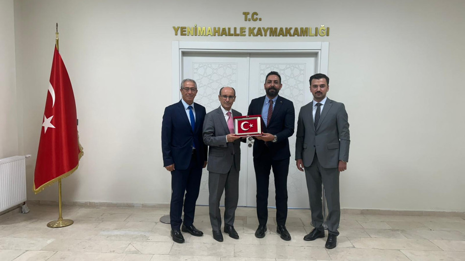 Yenimahalle Kaymakamı Tahsin Kurtbeyoğlu'na Ziyaret
